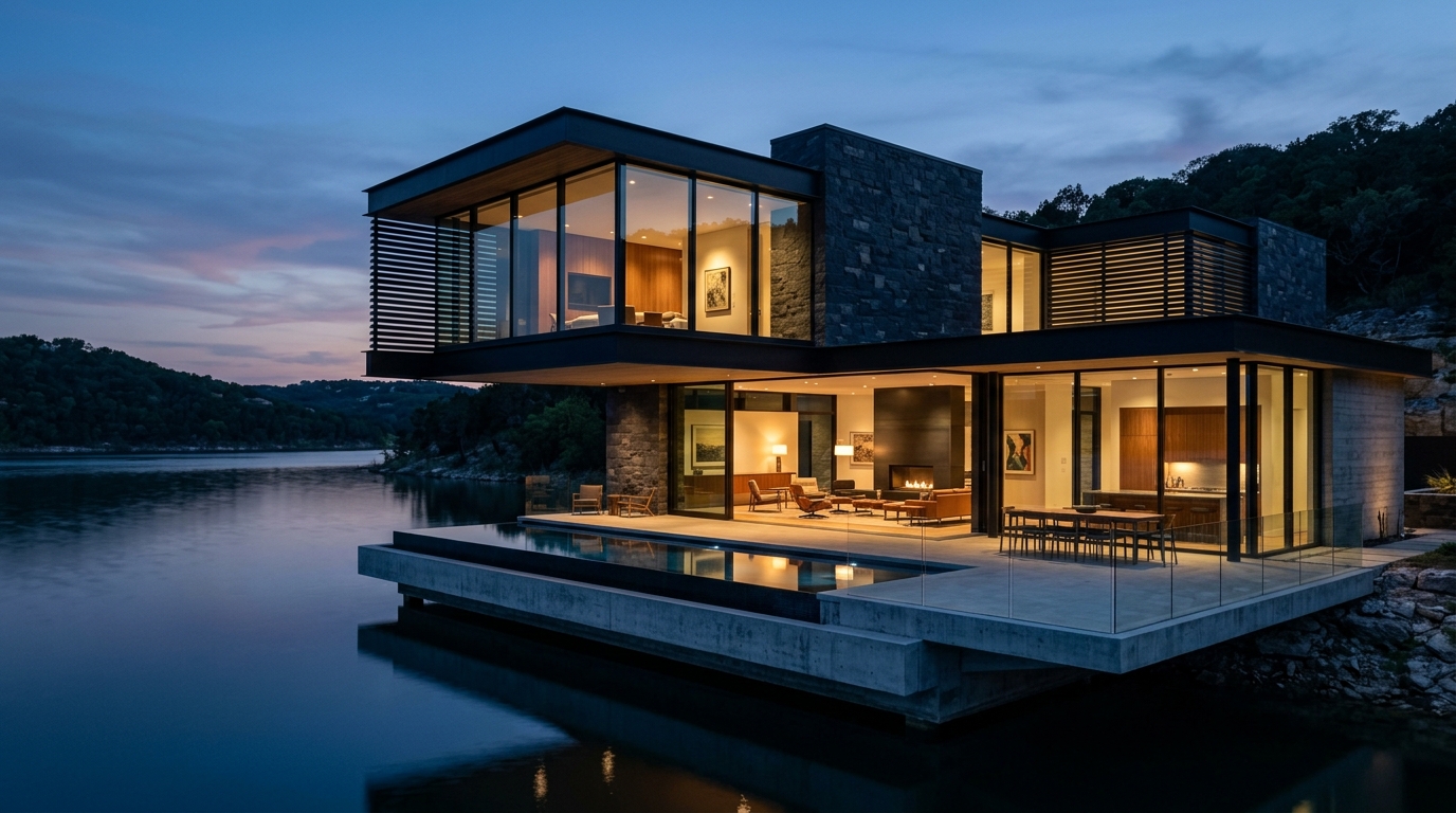 Lake Travis Modern Waterfront